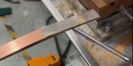 3.5m铜软连接覆镍片焊接视频